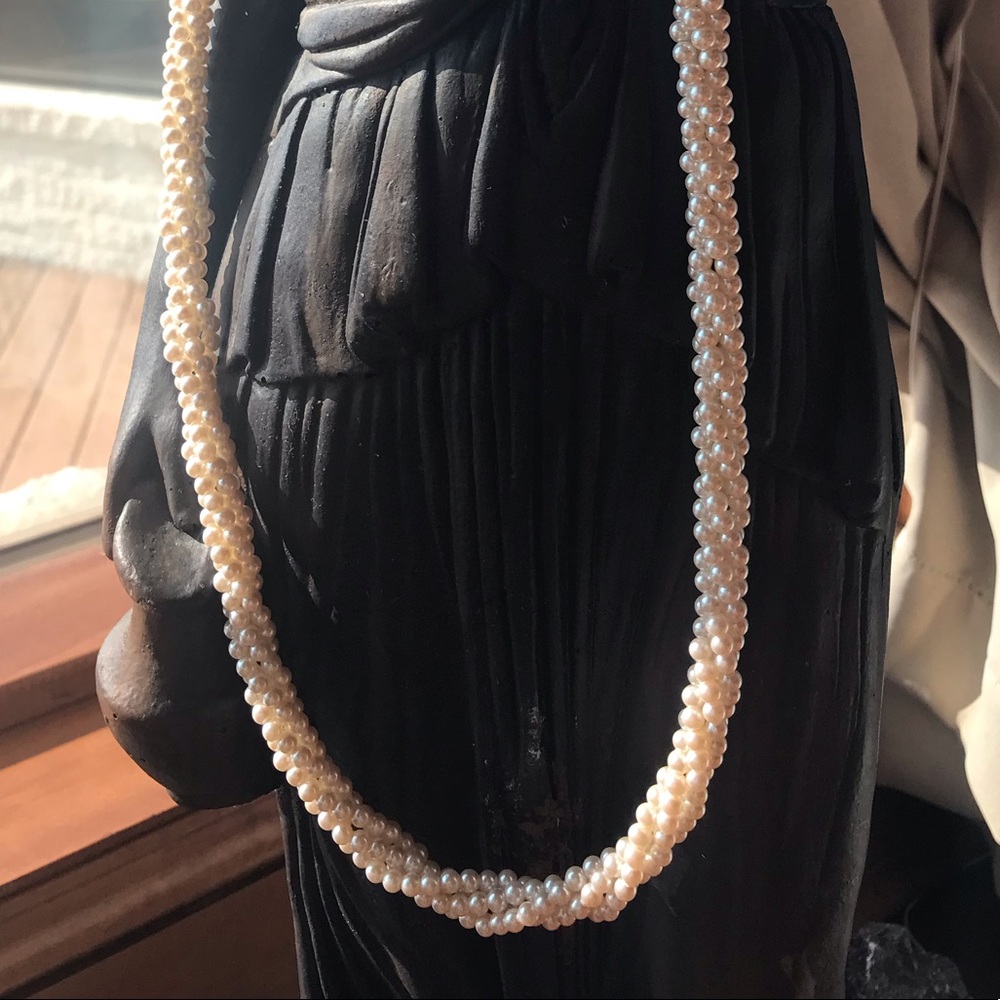 Napier multi strand mini pearl necklace. Champagne color🥂✨
